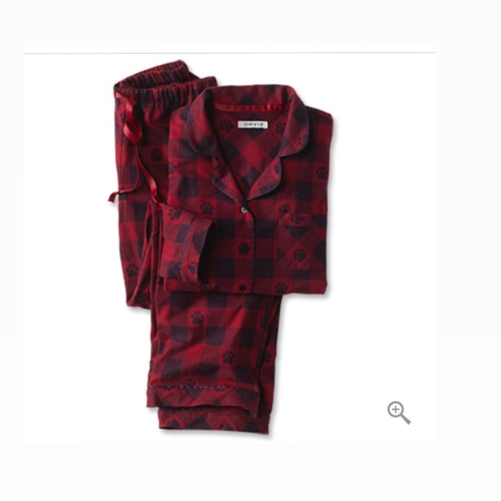 Brand new Orvis Fireside pajamas paw sz large